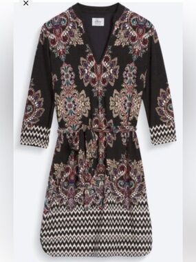 DM Collection Jeraldeen Jersey Shirt Dress - Size 14